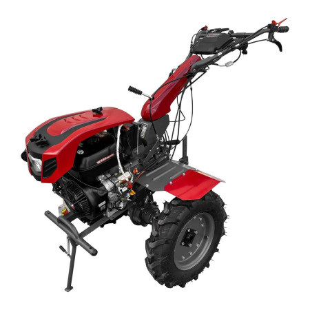 Мотоблок WEIMA DELUXE WM1100FE - 6 Diff з капотом і фарою (бензин 16 к.с., ел.старт., КПП 4+2 скор, 5,00-12)