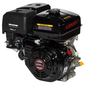Двигун бензиновий Loncin G420F (16 к. с., шпонка 25 мм, євро 5)