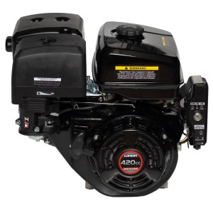 Двигун бензиновий Loncin G420FD (13 л.с., ел. стартер, шпанка 25 мм, євро 5)