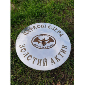 Лазерне гравіювання на кришці сковороди 60 см. Photo 3