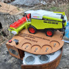 Наливатор "Комбайн" CLAAS-MINI під 4 чарки + Напис на корпусі