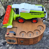 Наливатор "Комбайн" CLAAS-MINI під 4 чарки + Напис на корпусі