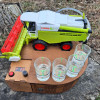 Наливатор "Комбайнер" CLAAS-MINI під 4 чарки Вбудований акумулятор + Напис на корпусі