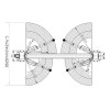 Автоматический двухколонный подъемник REDATS L-280 5 т