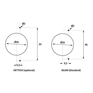 Верстат для свердління отворів під фурнітуру Holzmann BBM 35PNEU. Photo 2
