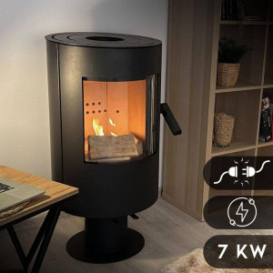 Піч-камін THUNDER Flame 7кВт. Photo 2