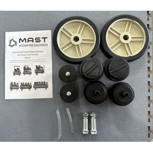 Безмасляний поршневий компресор Mast MOF1680/2x1500-50L. Photo 3