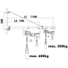 Стріла поворотна для електричної тяги тросової Holzmann SA 3001100