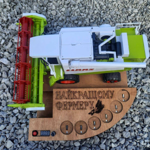 Алкогольний наливатор Комбайн (Комбайнер) CLAAS MAXI на 6 чарок. Photo 3