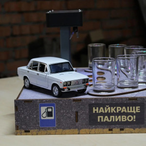 Автоматичний наливатор алкоголю АЗС на 7 чарок (заправна станція)