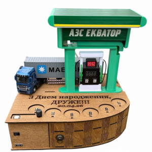 Наливатор-автомат «АЗС» на 5 або 6 чарок | Дозатор для алкоголю