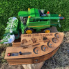 Автоматичний наливатор "John Deere" на 5 чарок - Електронний дозатор у стилі легендарного комбайна