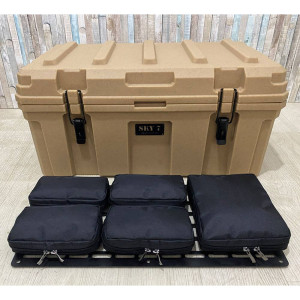 Міцний експедиційний ящик 70х40х35 см 60 л MOLLE-органайзер