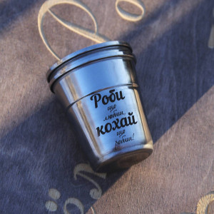 Чарки з нержавіючої сталі індивідуальне гравіювання. Photo 2