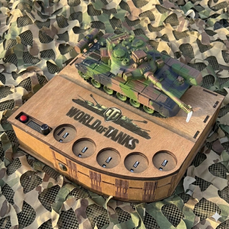 Наливатор «World of Tanks» — Автоматичний дозатор «Танк» з можливим індивідуальним гравіюванням нікнейма