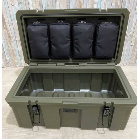 Експедиційна скринька 70х40х35 см 60 л з MOLLE-органайзером