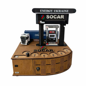 Автоматичний наливатор «АЗС Заправка SOCAR» на 5–6 чарок