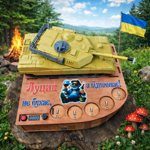 Наливатор алкоголю «Танк» на 6 чарок (алкогольний дозатор, алконаліватор, наливайка)